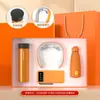 Set de Regalo Práctico de Negocio para Evento de Aniversario de Alta Gama, Set de Tazas Térmicas Lock&Lock, Regalo de Empresa con Impresión de Logo Disponible