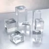 Soporte de Exhibición Transparente de Acrílico con Forma de Bola de Cristal para Joyería, Adorno Esférico, Soporte de Exhibición de Minerales y Perlas
