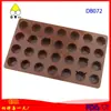 Mais de 28 expressões de QQ DIY silicone para assar forma de chocolate feita à mão redonda expressão molde de biscoito