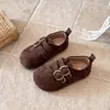 Zapatos infantiles estilo Birkenstock, nueva colección otoño 2026, estilo retro para niñas y niños, zapatos de bebé de suela blanda, zapatos de vestir, zapatos pequeños de cuero