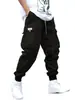 Pantalones holgados de moda para comercio exterior en sitio web independiente con diseño de bolsillo tridimensional, pantalones jogger para hombre, versátiles para deportes al aire libre, en stock para venta al por mayor