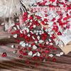 Joyería para Uñas Artísticas Mixtas Zirconia Borde Invertido Rojo Ancora Año Nuevo Taladro de Fondo Plano Rojo Oscuro Tamaño Pequeño Adornos de Taladro para Uñas con Forma