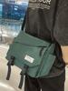 Bolsa Transversal Ferramentas Japonesas Feminina Casual Tendência Marca Grande Capacidade Mochila Esportiva Estudante Bolsa Tiracolo Lona Masculina Bolsa de Ombro