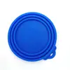 Tampa de Silicone para Lata de Petisco Três em Um Tampa para Lata de Gato Tampa Seladora e Conservadora para Comida de Gato e Cachorro Tampa para Lata de Pet