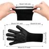 Venta al por mayor de fábrica Guantes de aislamiento térmico para cocina Barbacoa Guantes de silicona de doble cara para Barbacoa Caldera Chimenea Horno Amazon