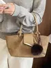 Yue Zi 2026 Outono Inicial Nova Bolsa de Ombro Única Elegante Versátil Casual Simples Bolsa de Mão Textura Retrô Bolsa Transversal