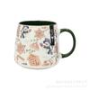 Copo de Água de Cerâmica Fofo Personalizado Presente de Aniversário para Meninas Melhor Amiga Caneca com Tampa Colher Copo de Cerâmica Lembrancinha