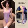 Lencería Sexy, Uniforme Sexy y Caliente Transparente, Tentadora Agua Muerta con Entrepierna Abierta, No Necesita Quitarse la Red, Mono sin Espalda 8963