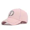 Sombrero de Mujer Estilo Coreano Estudiante Versátil Moda Sombrero de Sol de Verano Gorra con Letra D Gorra de Béisbol a la Moda