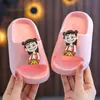 Nuevas Chanclas de EVA de Verano para Niños, Niñas, Baño Interior, Bebé, Hogar, Antideslizantes, Modelo Nuevo Nezha