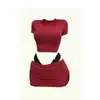 Gato Nocturno Lencería Sexy Conjunto de Moda Chica Caliente Conjunto de Dos Piezas para Mujer Top Corto con Falda que Cubre las Caderas Anti-Exposición