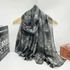 Bufandas y Chales de Algodón y Lino Estampados Encriptados Nuevos de Otoño e Invierno al por Mayor, Populares en Amazon, Ebay y Aliexpress