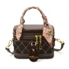 Bolso de Mano y Hombro Nuevo Otoño 2026, Bolso Cuadrado Acolchado Vintage para Mujer, Bolso de Mano Elegante para el Trabajo, Bolso Cuadrado Pequeño