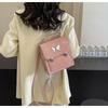 Mochila Coreana de Nicho Feminina 2024 Nova Moda Satchel de Alta Qualidade Pequena Bolsa Quadrada Casual Versátil Bolsa Transversal
