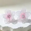 Pendientes, tachuelas, pendientes florales, pendientes de venta caliente transfronterizos, lujo ligero, sensación de alta gama, pendientes exagerados, pendientes para mujer, tachuelas para mujer