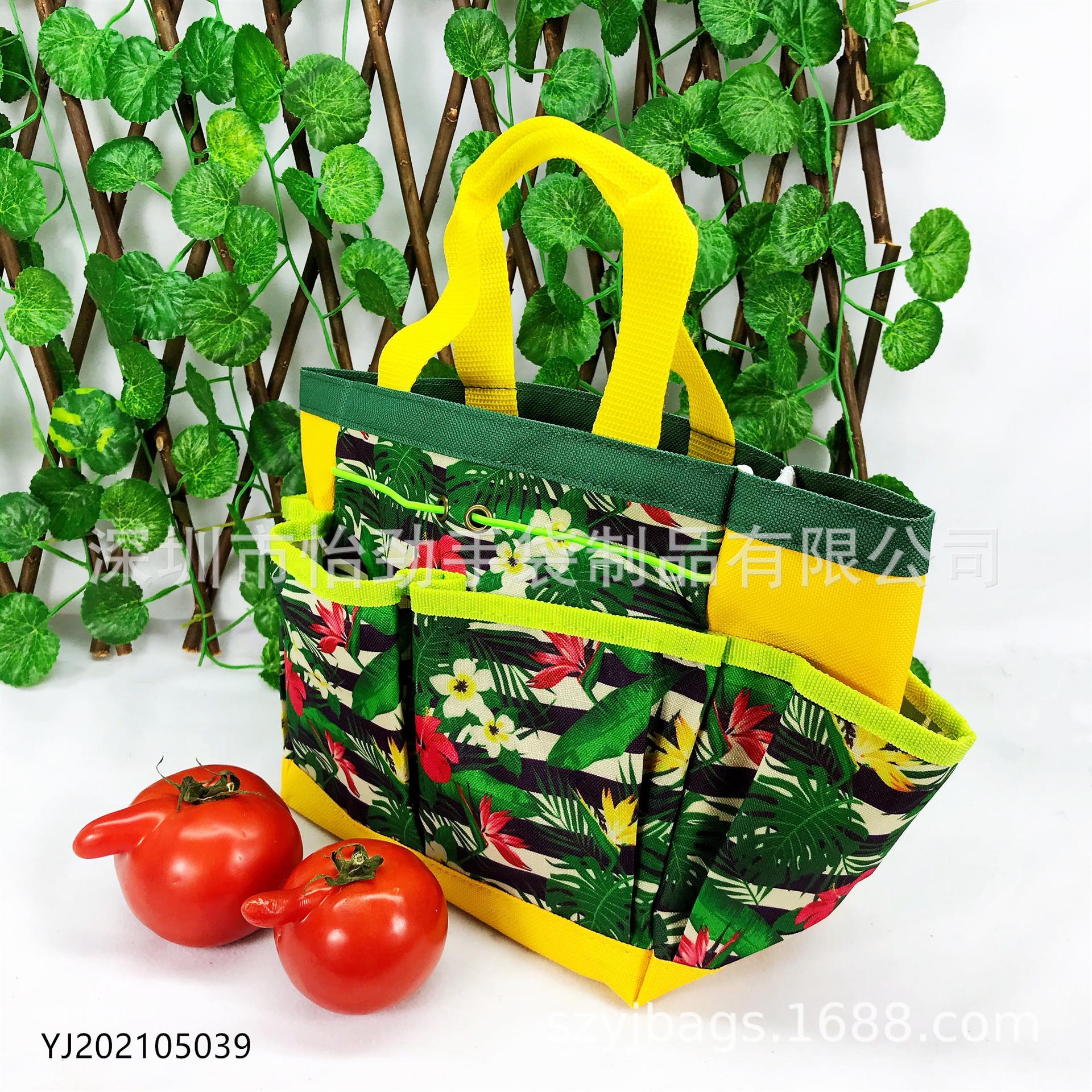 印花园艺包 花园工具袋