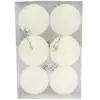 Bola de Navidad Bola Roja Afelpada 8cm 6 Piezas Decoraciones Navideñas Adornos Navidad Año Nuevo Decoración de Escena de Gabinete Bolas