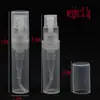 Botella de Perfume Mini Portátil Negra de 2 ml, Botella Pequeña de Spray de Prueba, Botella Tipo Pluma de Perfume, Botella Vacía con Hebilla de Plástico