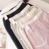 Linho de Liocel! Calça Casual Versátil Básica de Linho com Ótimo Custo-Benefício, Fresca e Respirável, de Perna Reta para o Verão H031209