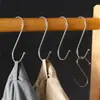 Gancho en S de acero inoxidable Gancho en S para colgar salchichas, ganchos para tocino, gancho en S sin perforación, gancho de metal multifuncional para cocina