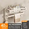 Fornecedor da Fábrica Prateleira de Armazenamento com Ventosa para Banheiro Montagem na Parede Sem Furos Bancada para Artigos de Higiene Pessoal Prateleira de Armazenamento Multifuncional Doméstico