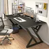 Escritorio de E-sports Habitación de E-sports Estudio para una Persona Oficina Escritorio Escritorio de Fibra de Carbono Computadora para el Hogar Escritorio Simple Estable