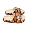 Pantuflas Gruesas de Corazón de Niña con Graffiti de Dibujos Animados, Calzado de Casa para Interiores, Pantuflas de Verano para Mujer 5529mpdw