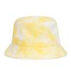Nuevo Sombrero de Pescador de Tela de Algodón para Primavera Hombres y Mujeres Simple Tie-Dye Protección Solar Sombrero de Cubeta Sombrero Casual Urbano