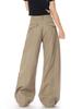 Pantalones OREETA cleanfit Machete para hombre y mujer, pantalones casuales de cintura alta, pierna ancha y sentido avanzado, sencillos, transfronterizos