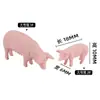 Accesorios de Modelo de Fauna de Zoológico Paisaje en Miniatura Animales Mini Material para Bricolaje Escena Termoencogible Adornos