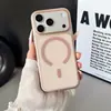 Aplicable a funda de teléfono iPhone 18 Pro Max, mate magnético con sensación de piel, cobertura total, funda protectora simple Apple 17, transfronterizo