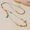 Cordão de ouro trançado feito à mão para pingente, cordão de colar ajustável, fivela de paz de jadeíte, pingente de jade, cordão para pendurar pingente de Buda