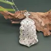 Colgante de Paisaje de Jadeíta Birmana Natural Grado A de Alta Calidad Unisex Estilos Diversos 9181
