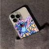 Funda para teléfono con temática de Stitch para iPhone 16, Apple 17 Pro Max, Estilo europeo y americano, Transparente para 14 Pro, Linda para 13, 15 Pro
