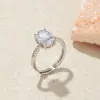 Anillo de pétalos en forma de corazón transfronterizo de AliExpress dulce fresco diseño de moda anillo abierto fabricantes femeninos joyería al por mayor