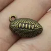 17X10Mm 1.2g Multicolor Accesorios para Joyería Hecha a Mano DIY Colgante Deportivo Musical de Rugby