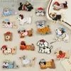 Nuevos Pegatinas Bordadas Originales de Animales de Dibujos Animados Cachorro Venta Directa de Fábrica Accesorios Decorativos DIY para Ropa Funda de Teléfono Móvil Pegatinas de Tela