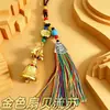 Chaveiro pingente de sino de liga estilo étnico chinês, mesmo estilo de lembrancinhas de áreas cênicas, decorativo atacado