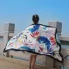 Lago Salado Chaka Noroeste Grande Turismo Estilo Étnico Bufanda Bufanda Nueva de Verano para Mujer Playa Marina Chal Protector Solar Delgado