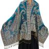 Bufanda grande de viaje para mujer, estilo étnico, estilo bohemio, vintage, jacquard, anacardo, estilo transfronterizo, otoño e invierno
