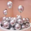 Globos de Boda con Palabras Felices, Globos Rojo Granada de 10 pulgadas para Pedida de Mano, Declaración, Decoración, Fiesta de Cumpleaños, Arreglo de Boda, Romántico