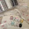 Papel de Transferencia para Uñas Bella Mismo Estilo Encaje Blanco y Negro Cielo Estrellado Pegatina Calcomanía Estilo Ins Set de Larga Duración Venta al por Mayor