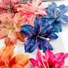 Estampa de Flor Artificial Cabeça de Flor de Lírio Pequeno Headdress DIY Adereços de Roupa Arranjo de Flores Decoração de Parede de Flores para Salão de Casamento
