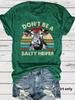 Comercio exterior transfronterizo de Amazon NO SEAS UNA VACA SALADA nueva camiseta de moda de manga corta para mujer para mujer en stock
