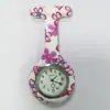 Popular Reloj de Pulsera Redondo para Enfermera con Transferencia de Agua y Estampado Colorido, Correa de Silicona, Reloj de Moda Universal para Estudiantes Mujeres, Esfera al por Mayor