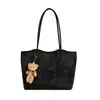 Bolsa Tote Grande de Gran Capacidad para Mujer Estilo Fresco 2026 Nueva Simple Cuadros Versátil para Viajar al Trabajo Hombro Axila Transversal