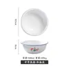 Palangana casera antigua palangana de azulejo de cerámica amasado de masa con tapa palangana de porcelana loza secado al sol amasado de salsa masa palangana de fermentación de cocina levado de masa