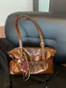 Bolso Tote de Gran Capacidad Casual Retro Moda Estilo Coreano 2025 Otoño e Invierno Nuevo Estilo Bolso de Hombro Simple y Versátil de Gran Capacidad