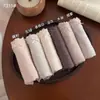 Calcinha feminina de renda floral retrô estilo francês, cintura média, que abraça o quadril, confortável, respirável, com forro 100% algodão, e design triangular de alta elasticidade