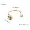 Anel Feminino de Aço Titânio, Estilo Coreano Simples e Luxuoso com Design de Flor Rosa com Diamantes, Versátil e Estiloso, Joia de Alta Qualidade